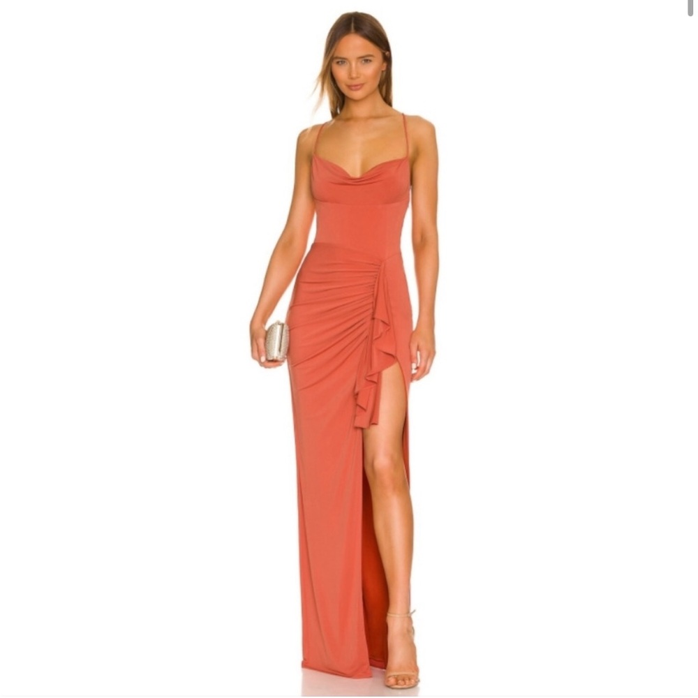 Katie May Rust So Juicy Maxi Dress -NWT